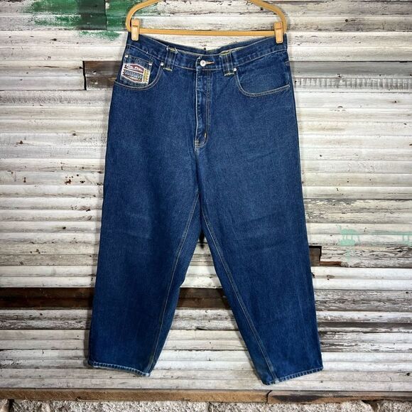 Vintage Pelle Pelle Baggy Jeans - Picture 1 of 11